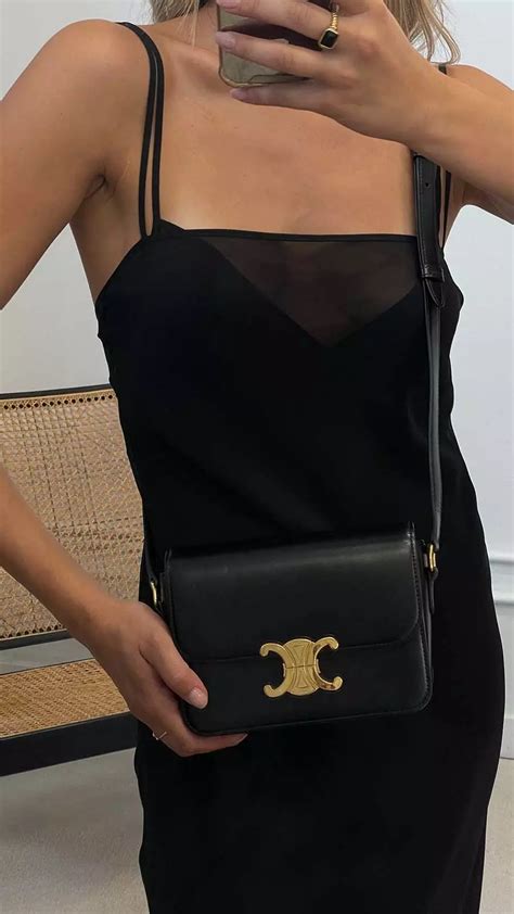 CELINE TEEN TRIOMPHE BAG REVIEW 